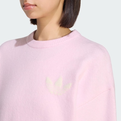 ADIDAS ORIGINALS Pull-over 'Athletic Dept' en crème / rose, Vue avec produit
