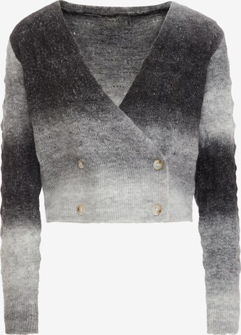 Jalene Knit Cardigan in Grey: front