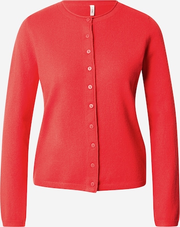 ONLY Strickjacke 'ONLLOYAL' in Rot: Vorderseite