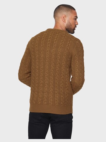 Pull-over 'Ely' Threadbare en marron