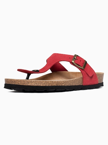 Bayton - Sapato aberto 'MERCURE' em vermelho: frente