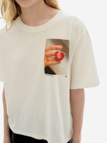 Thinking MU - Camiseta 'Lucia' en blanco