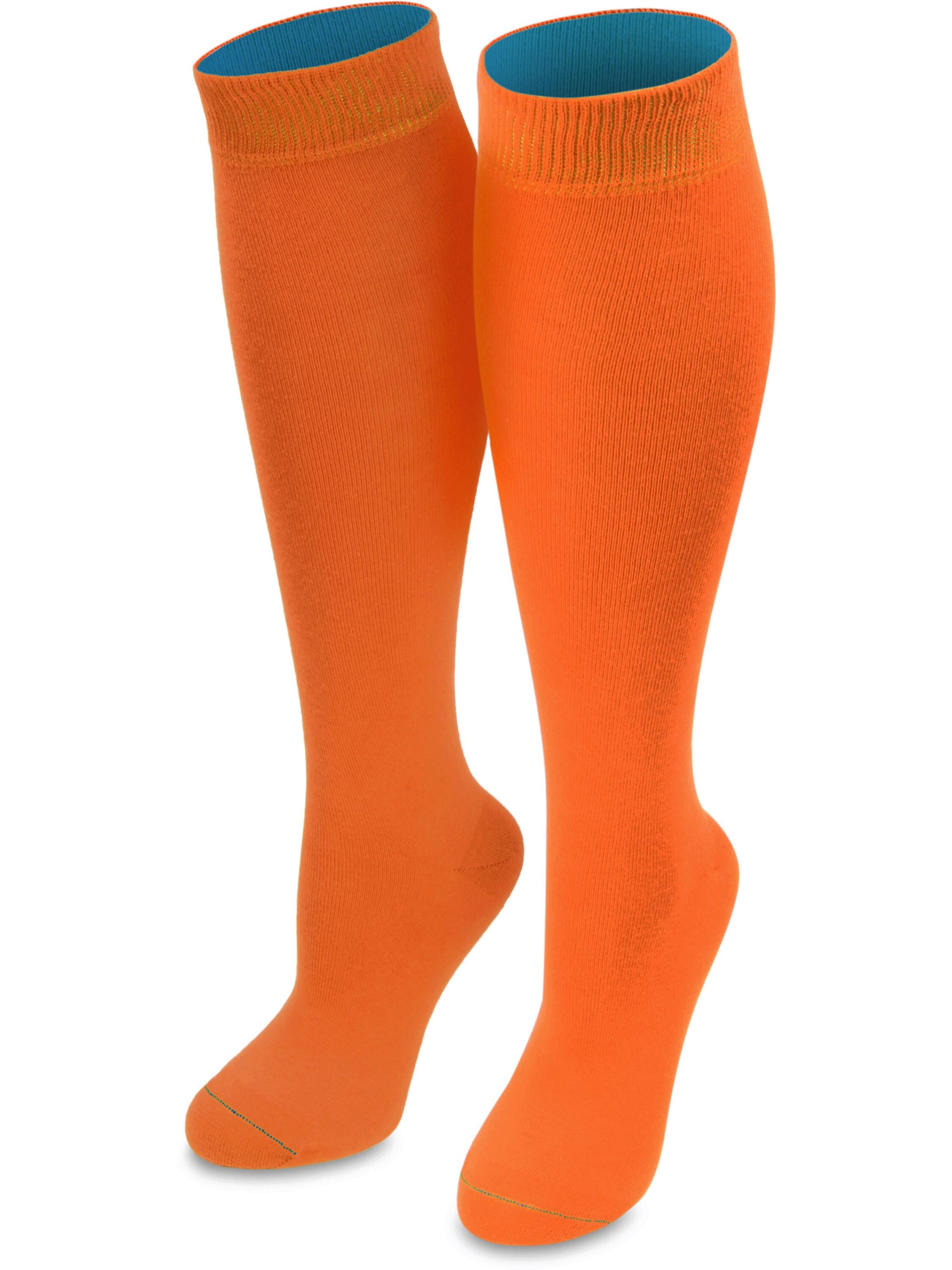 normani Kniekousen in Oranje: voorkant