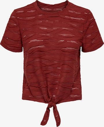 ONLY Shirt 'JULIANA' in Rood: voorkant