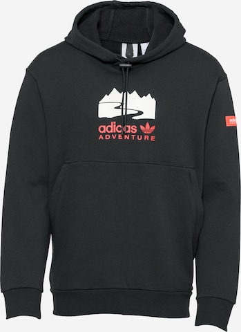 ADIDAS ORIGINALS Sweatshirt i svart: forside