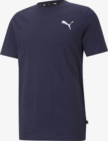 PUMA Performance Shirt 'Essentials' in Blue: front