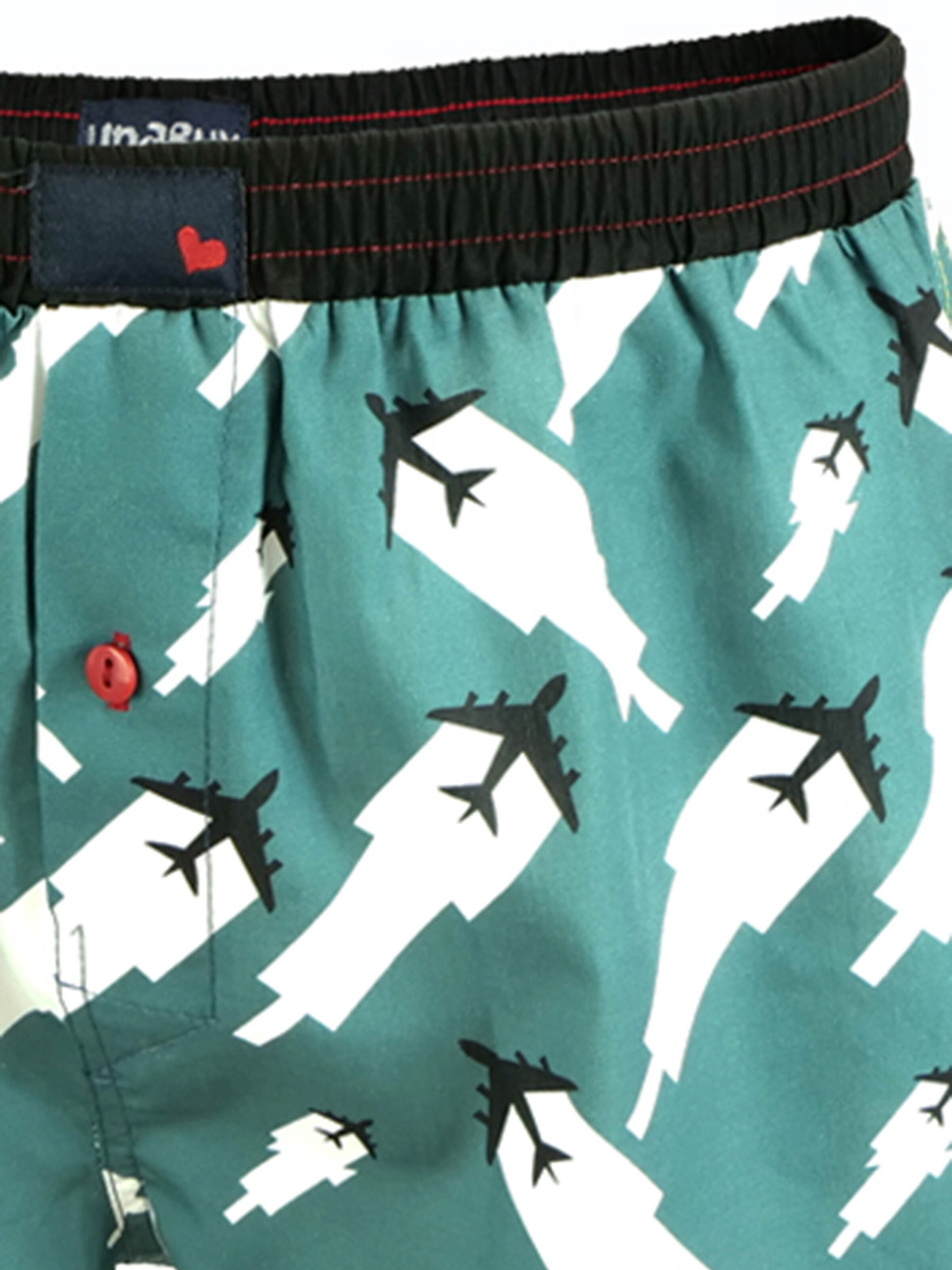 UNABUX Boxer shorts 'Flying Falcon' in Green