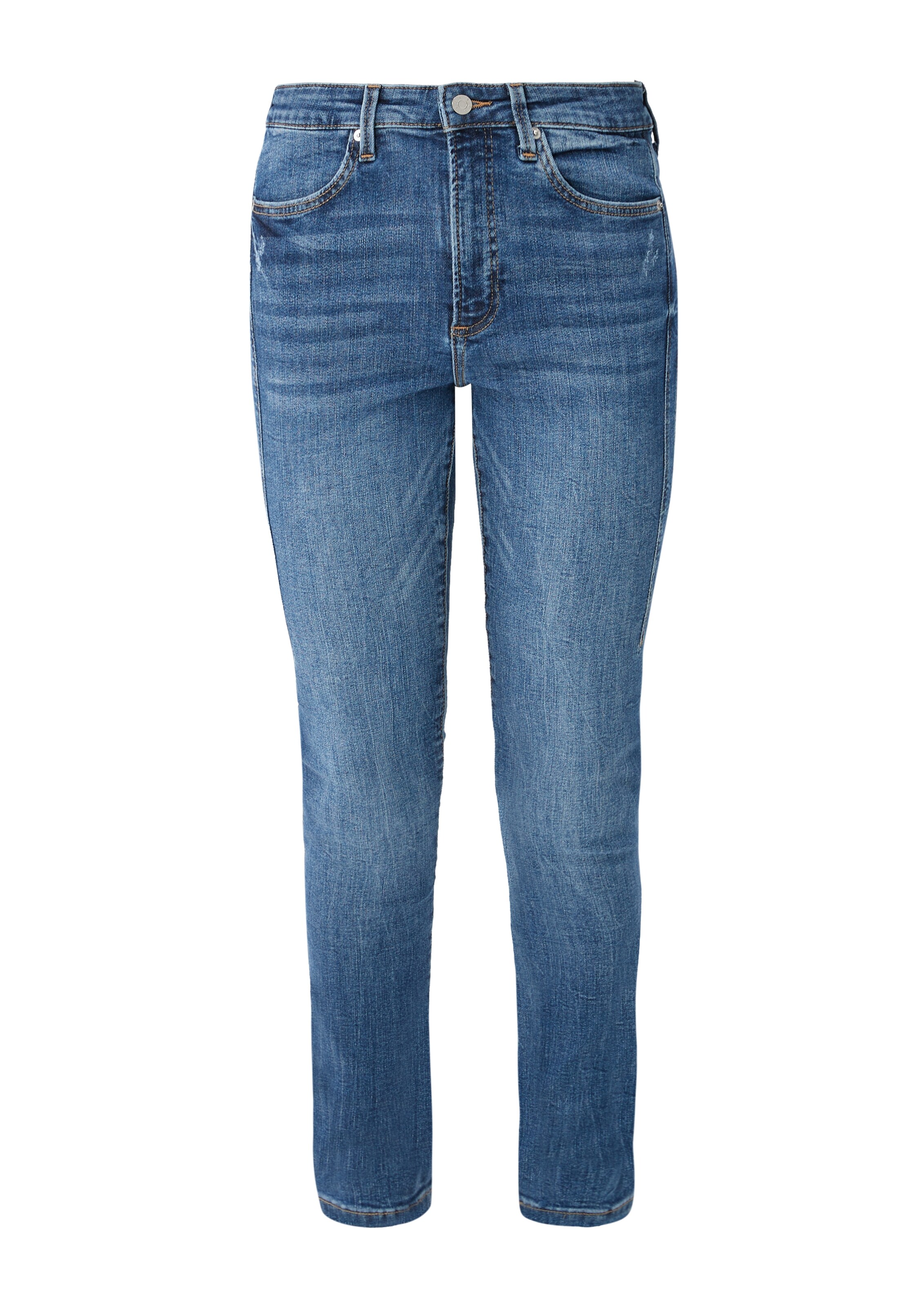 s.Oliver Skinny Jeans 'Izabell' in Blauw: voorkant
