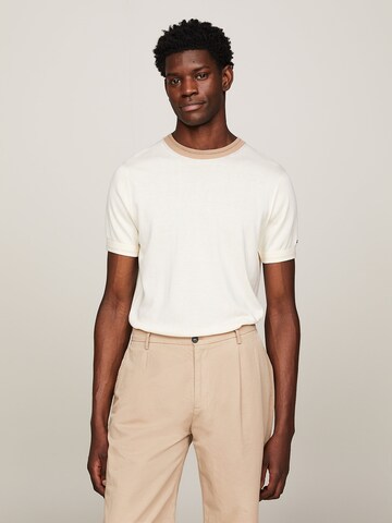 T-Shirt TOMMY HILFIGER en blanc : devant