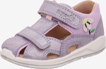 SUPERFIT Sandals 'Boomerang' in Purple: front