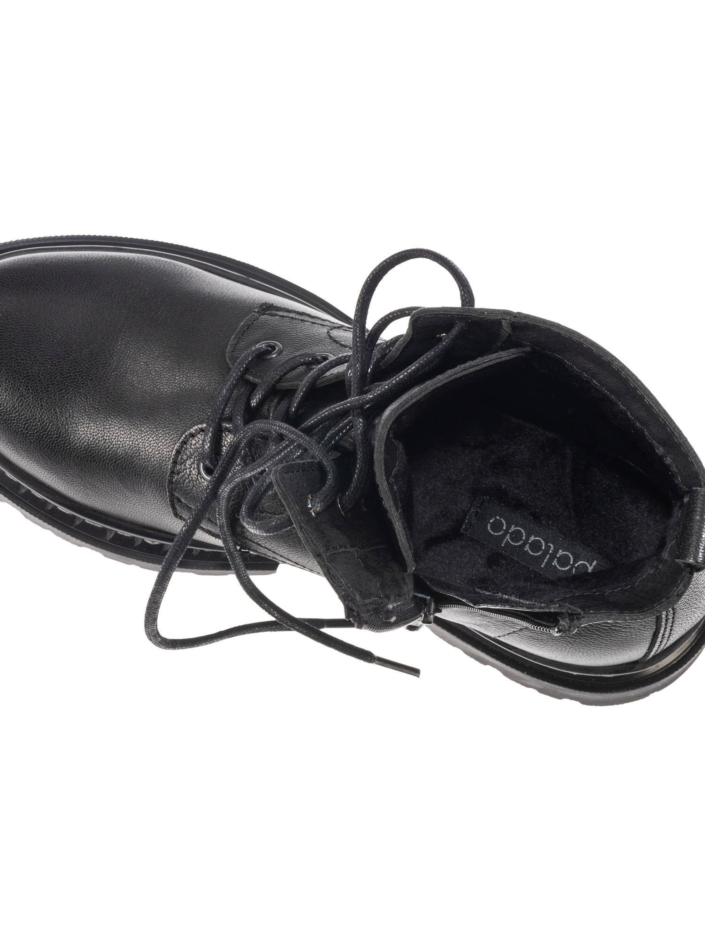 Palado Schnürstiefelette 'Kea' in Schwarz