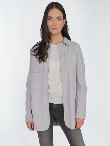 Maze Jacke in Grau: Vorderseite