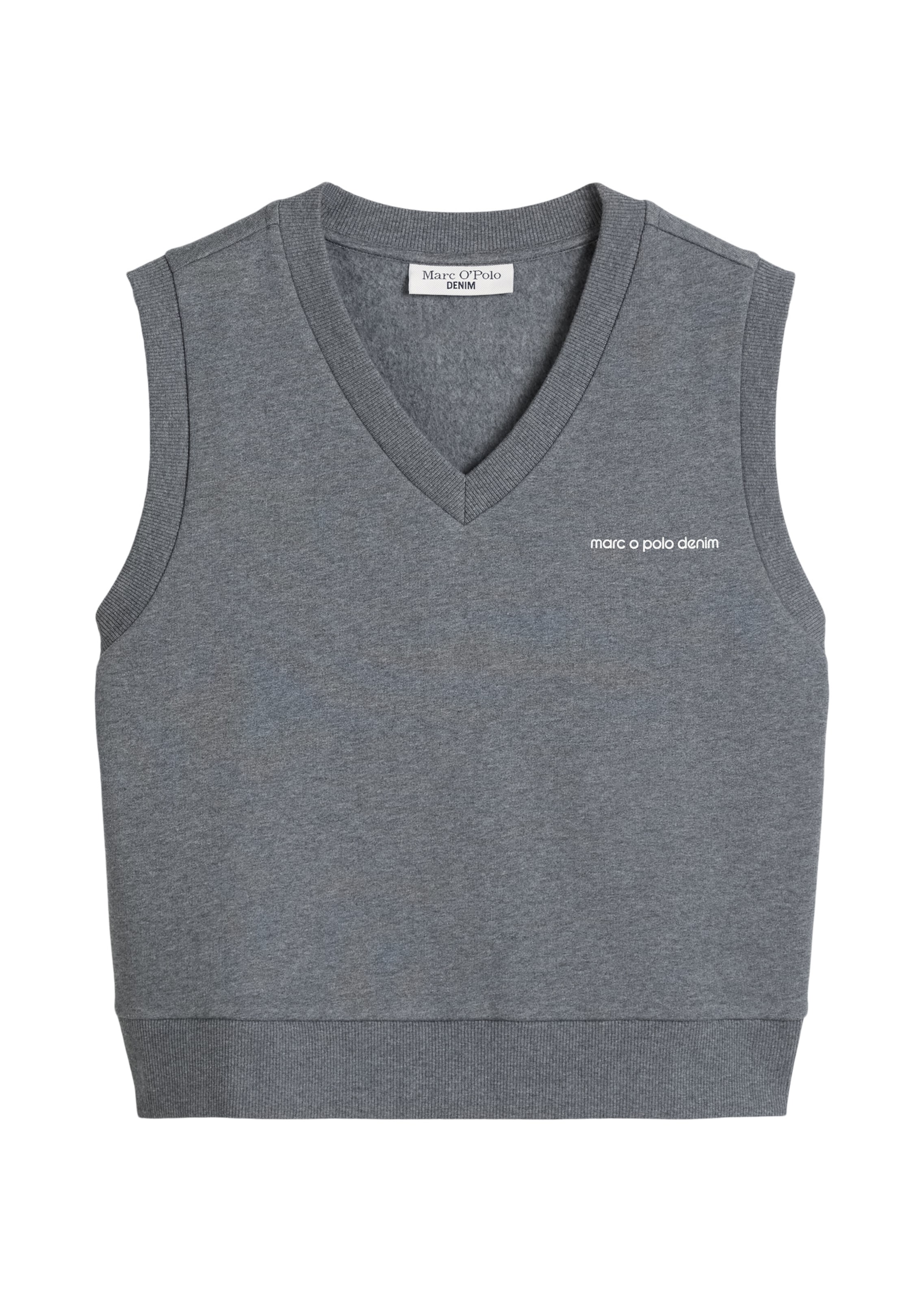 Marc O'Polo DENIM Pullunder in Grau: Vorderseite