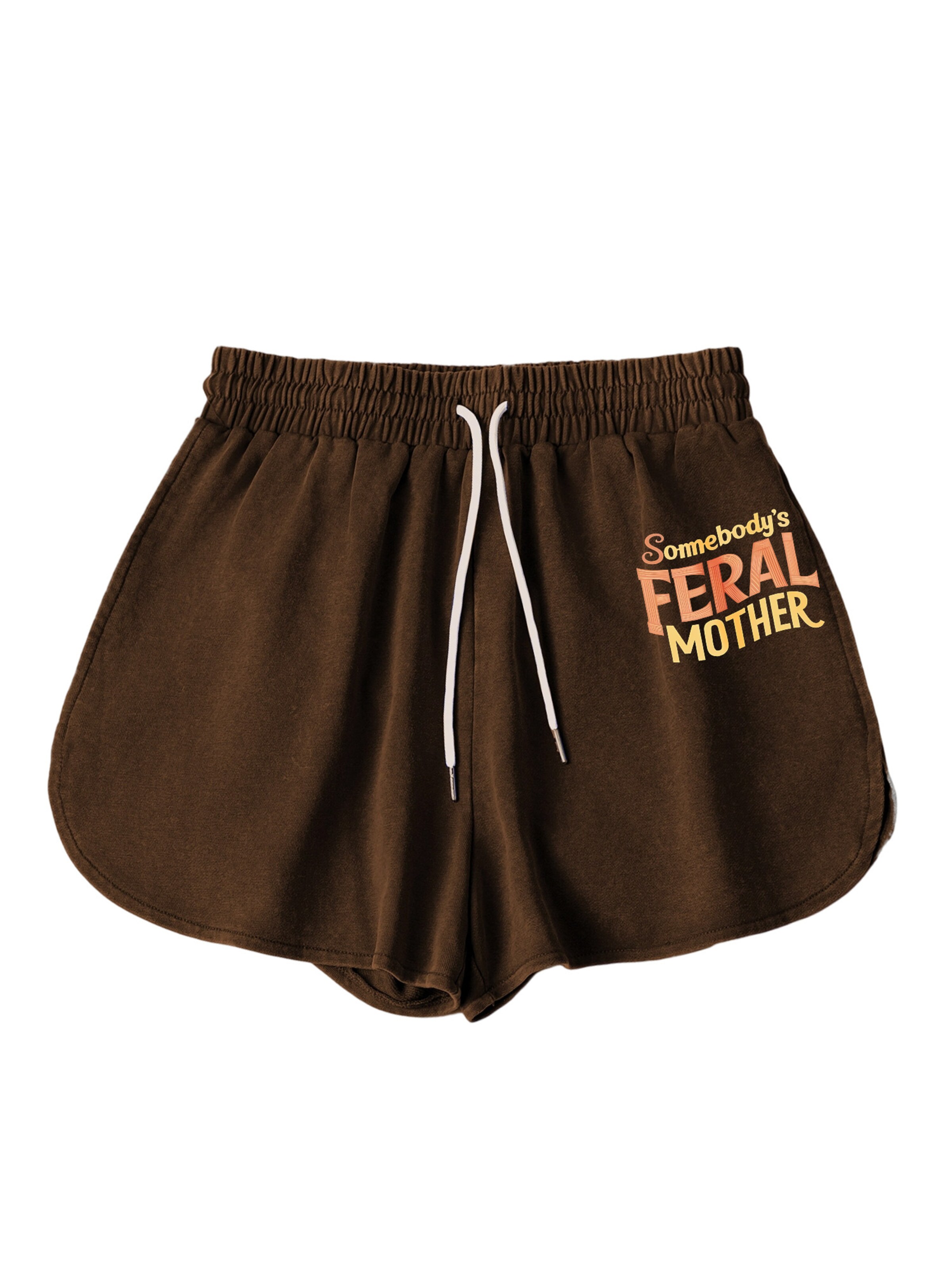 GORHEY Loosefit Sportbroek in Bruin: voorkant