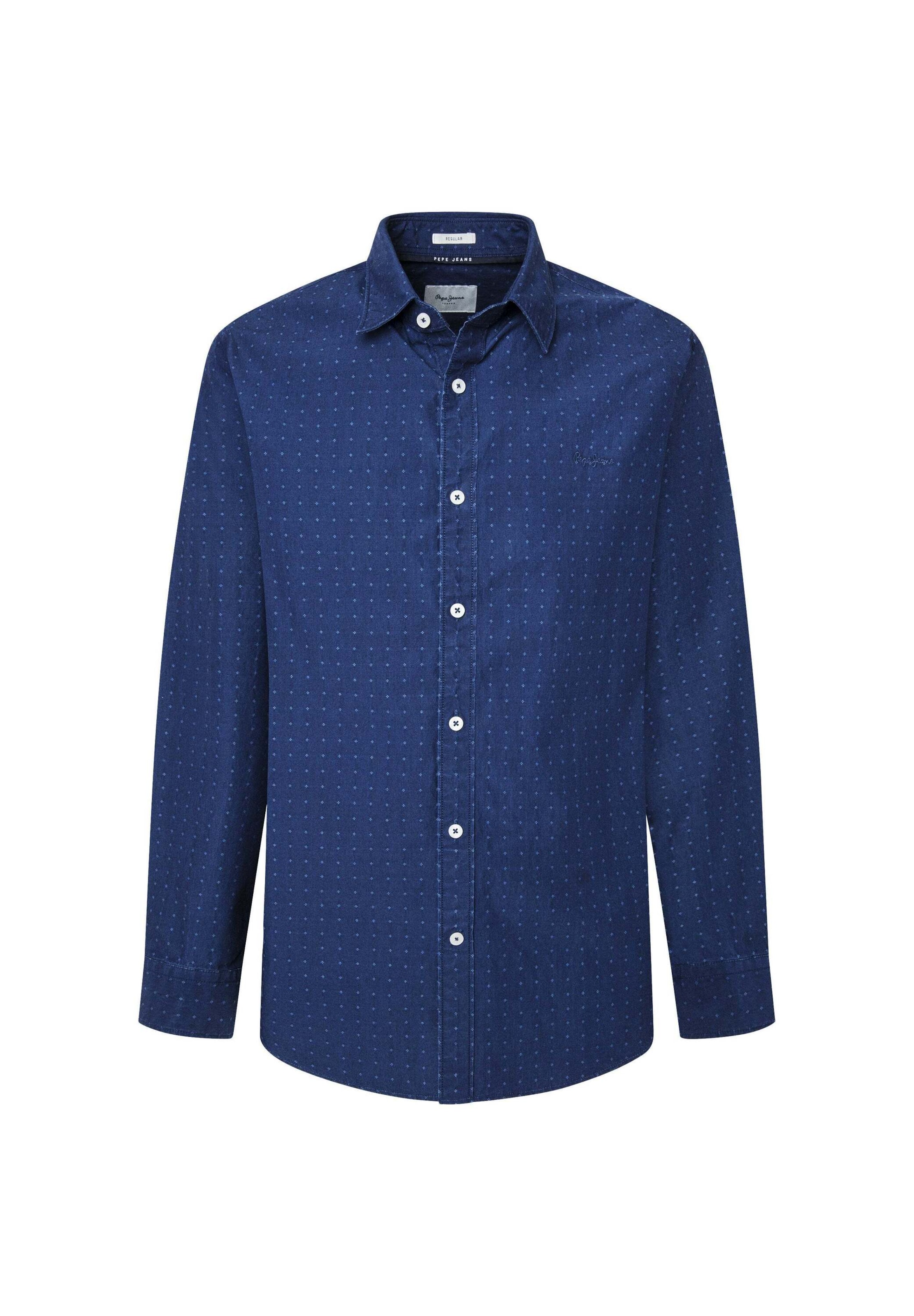 Regular fit Camicia 'Morey' di Pepe Jeans in blu: frontale