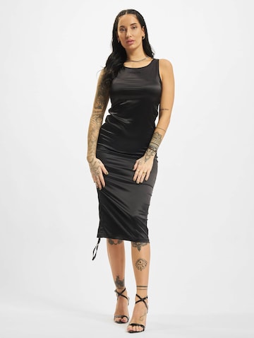 Thug Life Dress in Black: front