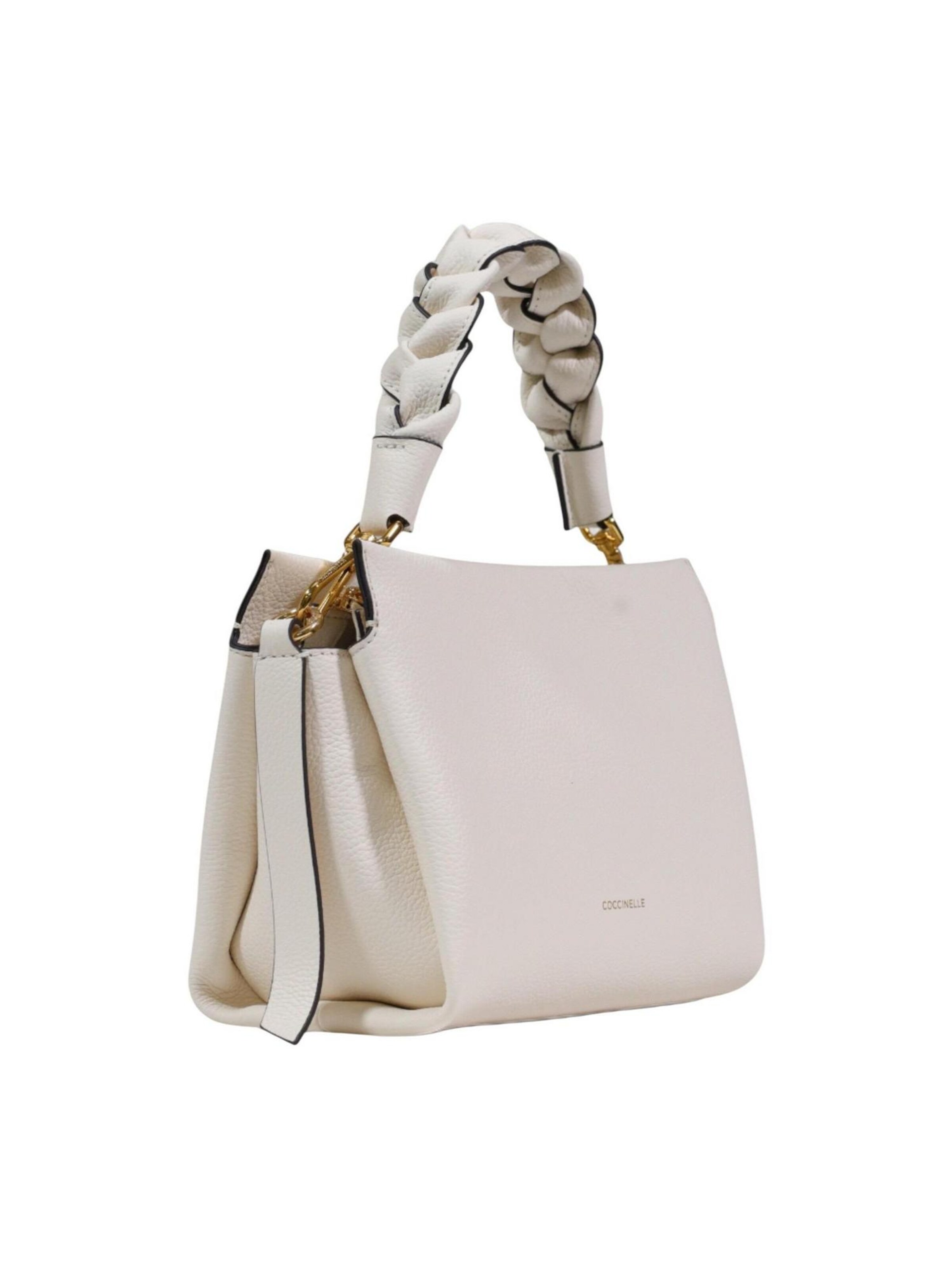 Coccinelle Skuldertaske 'BOHEME GRANA DOUBLE E1 M50 58 01 01' i hvid