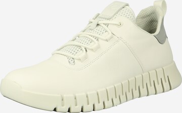 ECCO Låg sneaker 'Gruuv' i vit: framsida