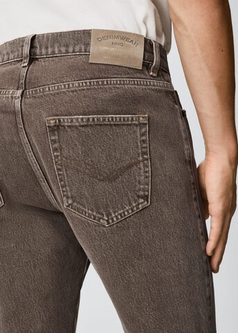 MANGO MAN Regular Jeans 'Joel' in Braun
