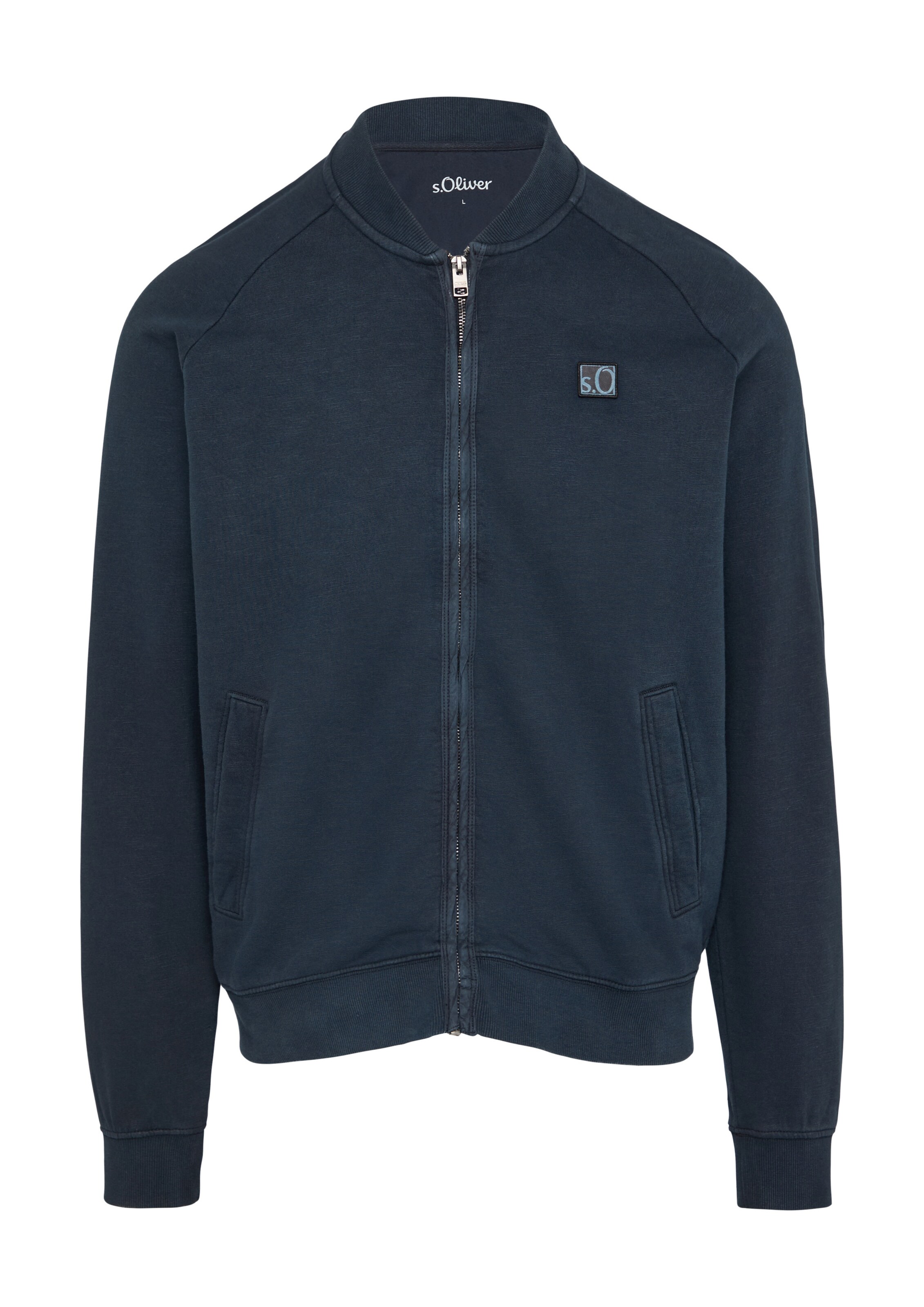 s.Oliver Sweatshirt in Blau: Vorderseite