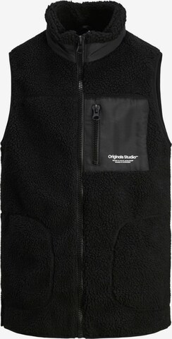 Jack & Jones Junior Bodywarmer in Zwart: voorkant