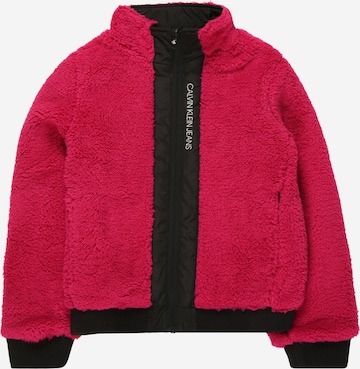 Calvin Klein Jeans Between-season jacket in Pink: front