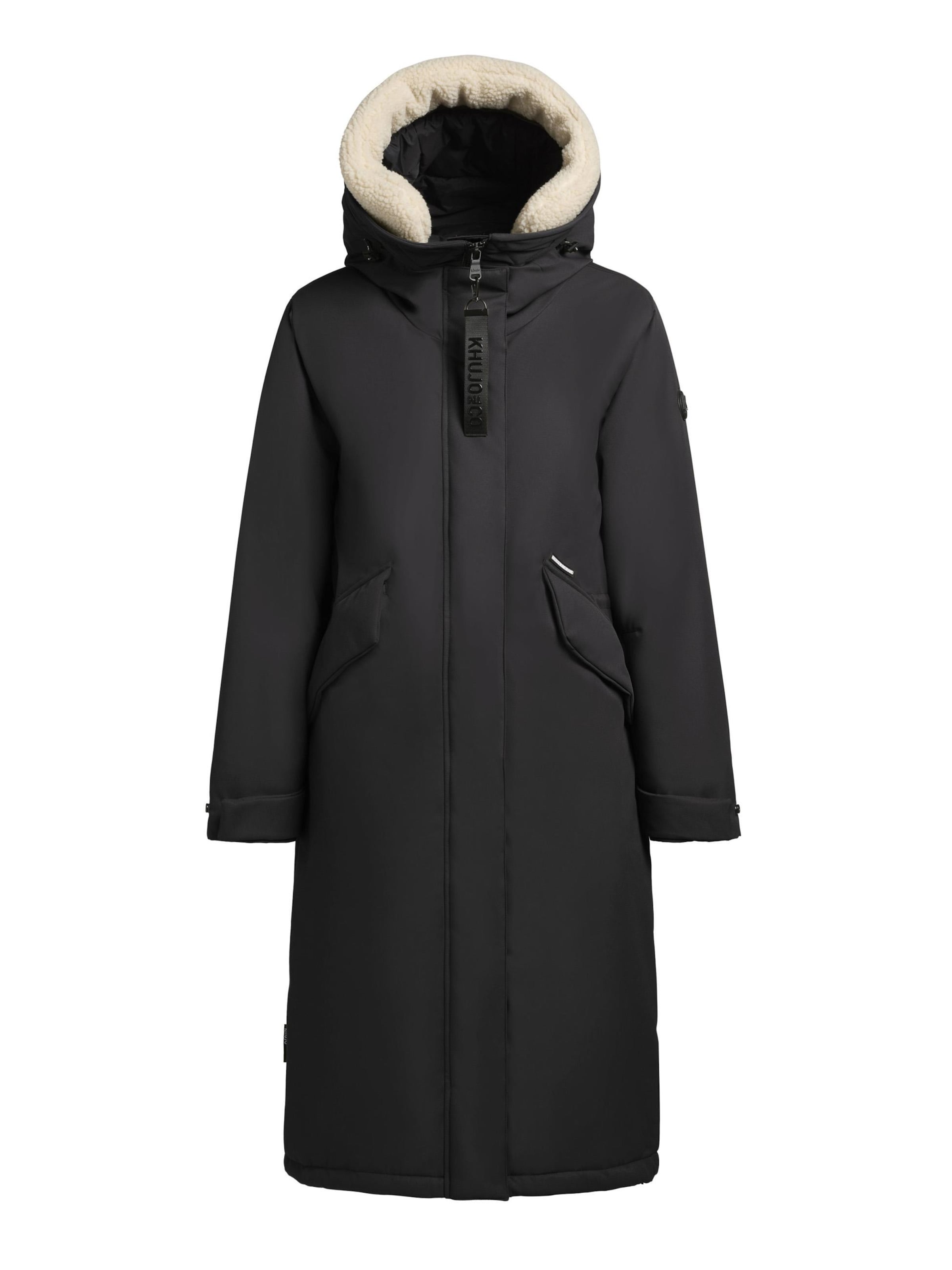 pelēks khujo Ziemas mētelis 'Agneta-YM': no priekšpuses