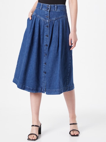 Maison 123 Skirt 'FRANCINE' in Blue: front