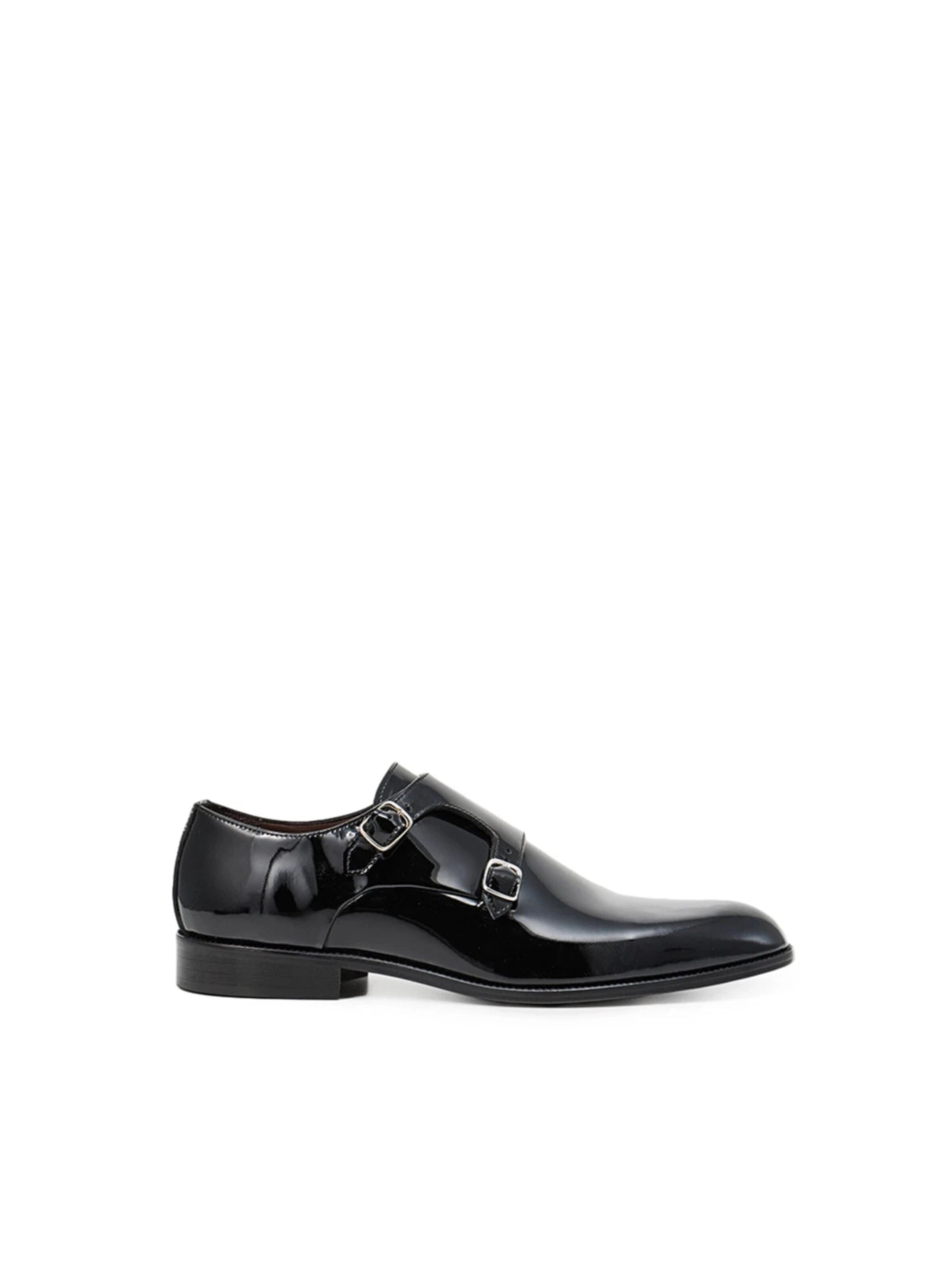 Jerelyn Creado Buty sznurowane 'Dario Double Monk Strap' w kolorze czarny: przód