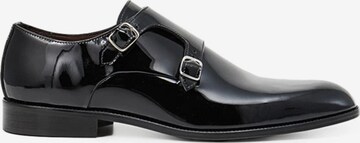 Jerelyn Creado Nauhakengät 'Dario Double Monk Strap' värissä musta: etupuoli