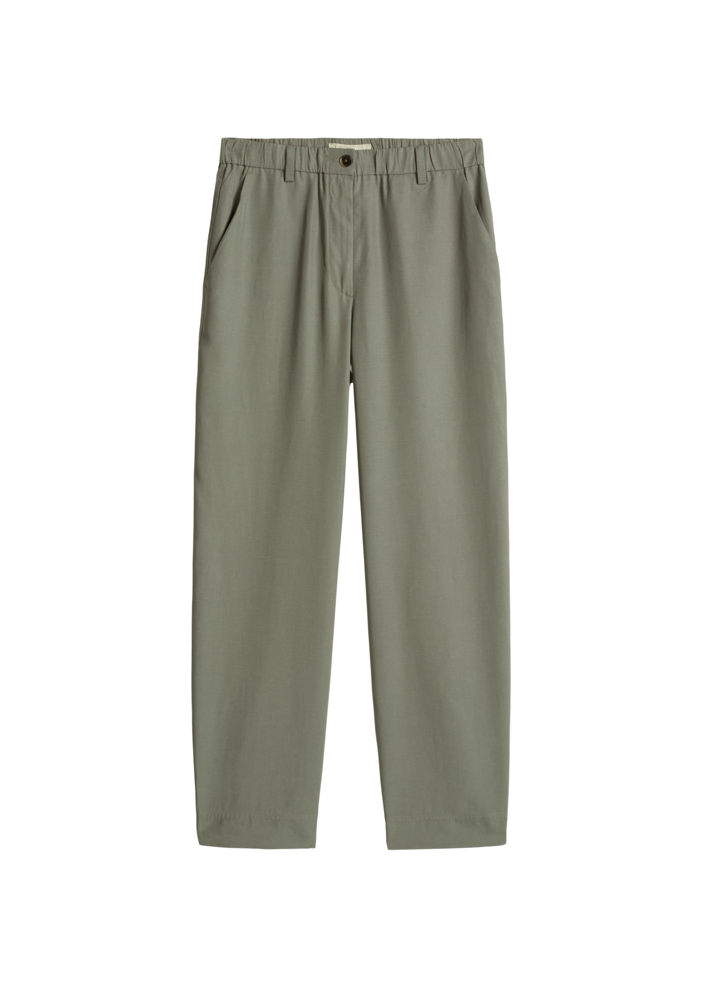 Loosefit Pantalon Marc O'Polo en vert : devant