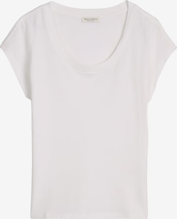 T-shirt Marc O'Polo en blanc : devant