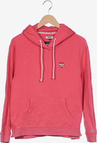 Tommy Jeans Sweatshirt & Zip-Up Hoodie in M in Pink: front