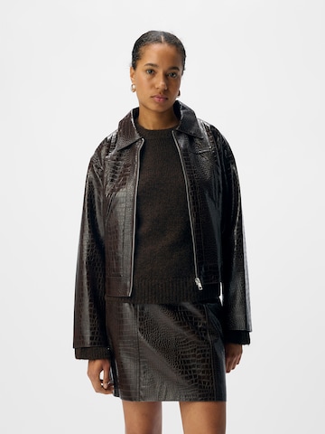 OBJECT Jacke 'OBJEMIA' in Braun: Vorderseite