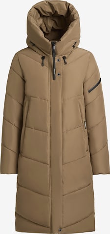 Veste d’hiver ' JANGE ' khujo en marron : devant