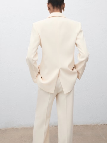 MANGO Blazer 'IGUANA' in White