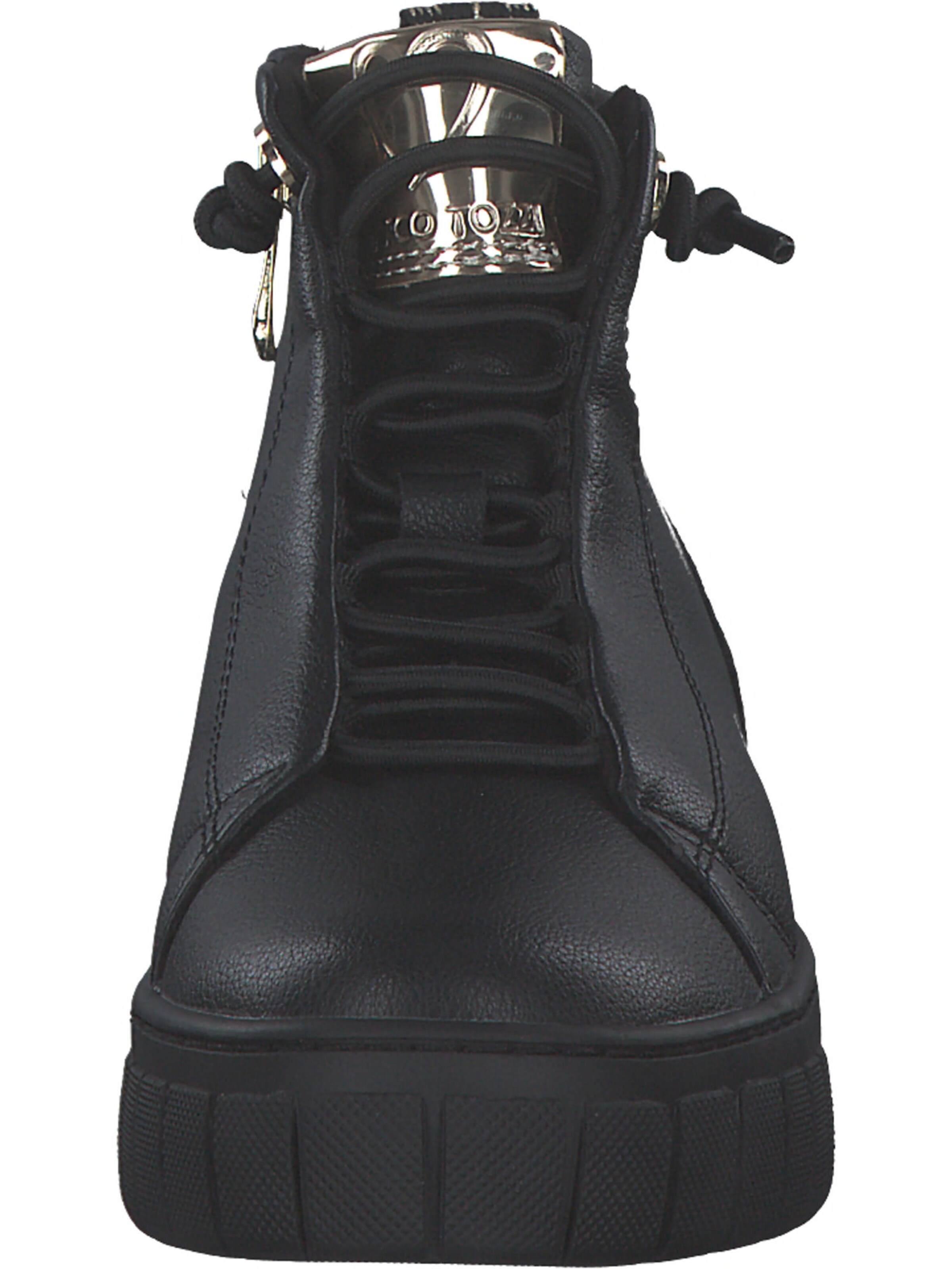 MARCO TOZZI Schnürstiefelette in Schwarz