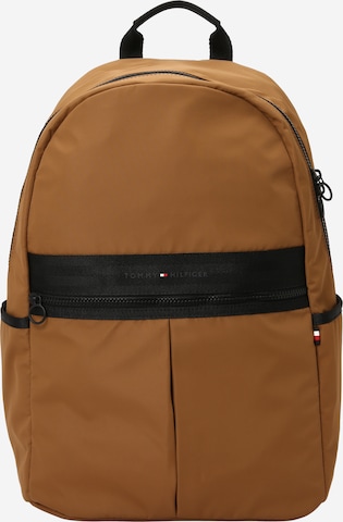 TOMMY HILFIGER Rucksack in Braun: predná strana