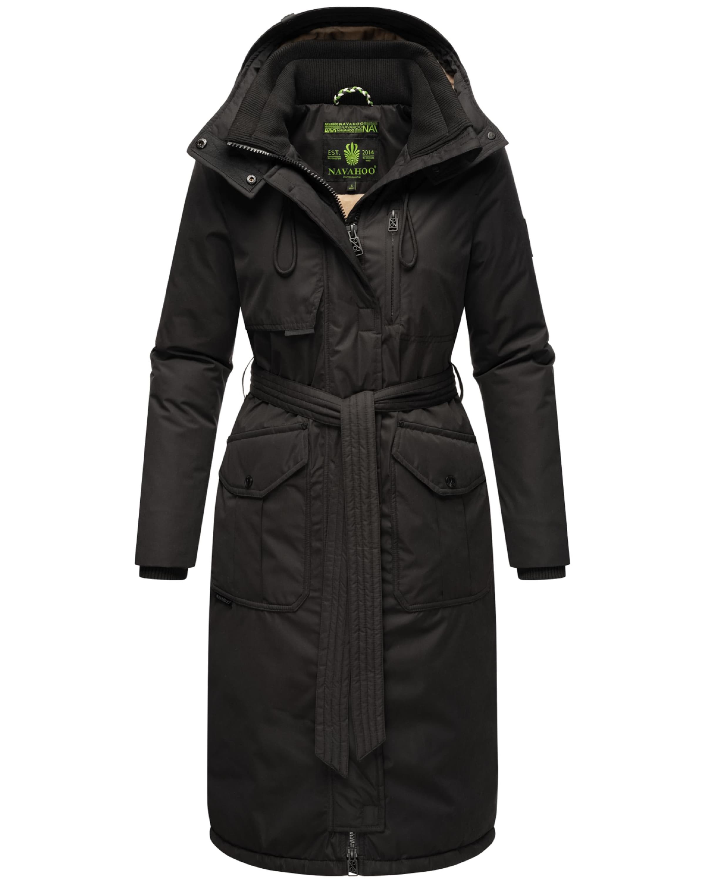 NAVAHOO Talvemantel 'Hokulanii', värv must
