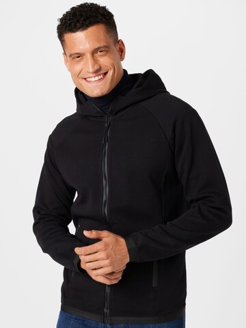 BRAX Zip-Up Hoodie 'Sammy' in Black: front