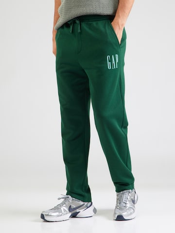 GAP Tapered Παντελόνι σε πράσινο: μπροστά