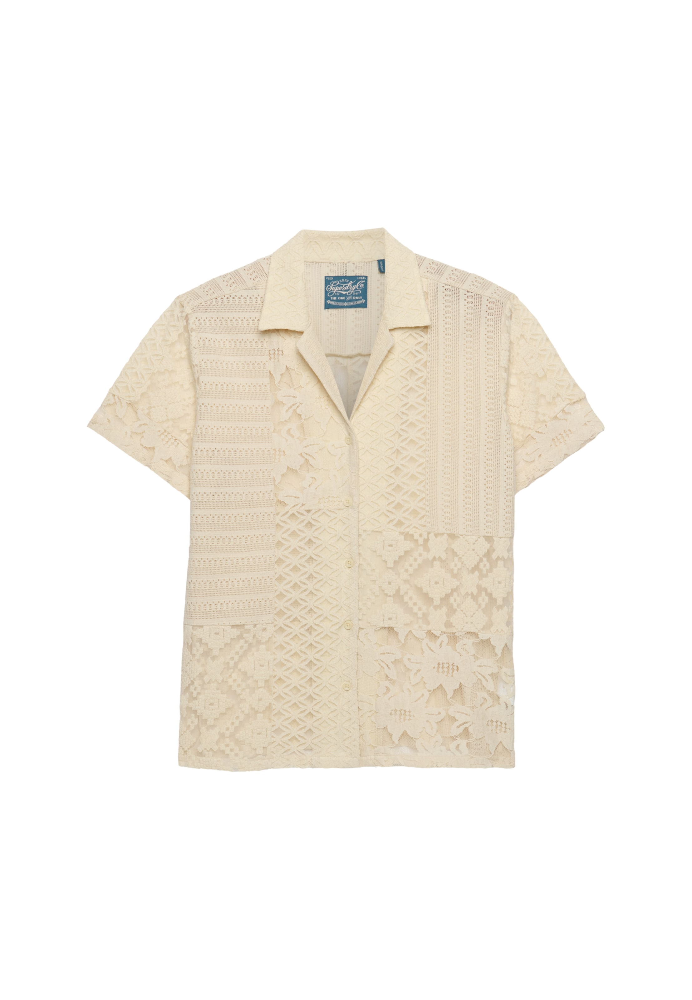 Superdry & Co Blouse in Beige: voorkant