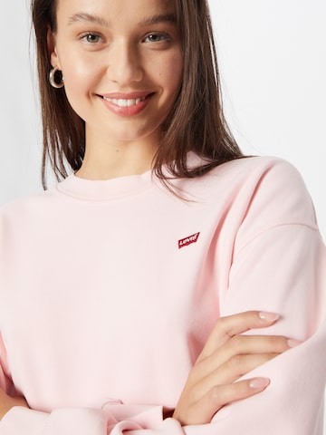 LEVI'S ® Sweatshirt 'Standard Crewneck Sweatshirt' i pink