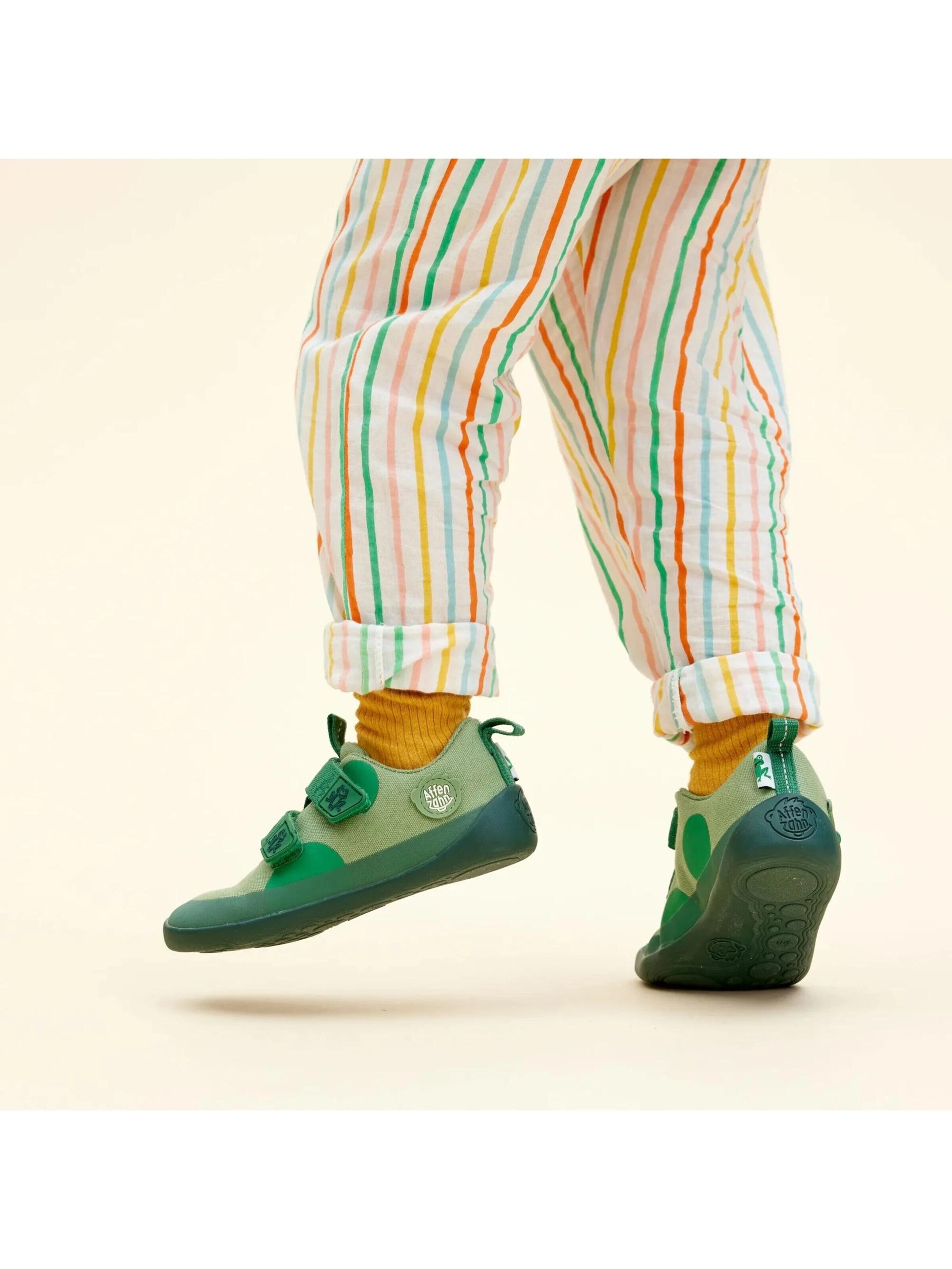 Affenzahn Sneaker 'Sneaker Baumwolle Lucky' in Grün