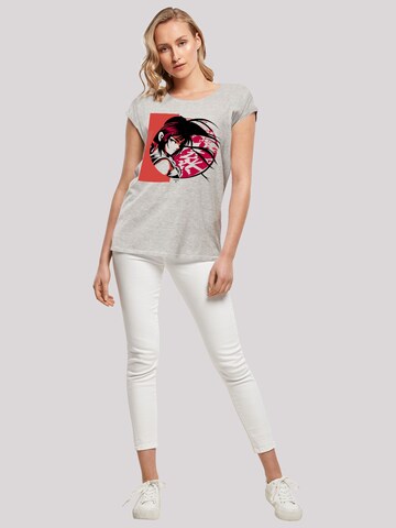 T-shirt 'Manga Girl Japan' F4NT4STIC en gris