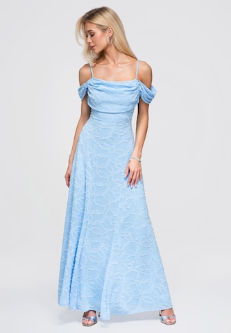 Robe de soirée 'DLR388' Ombre en bleu