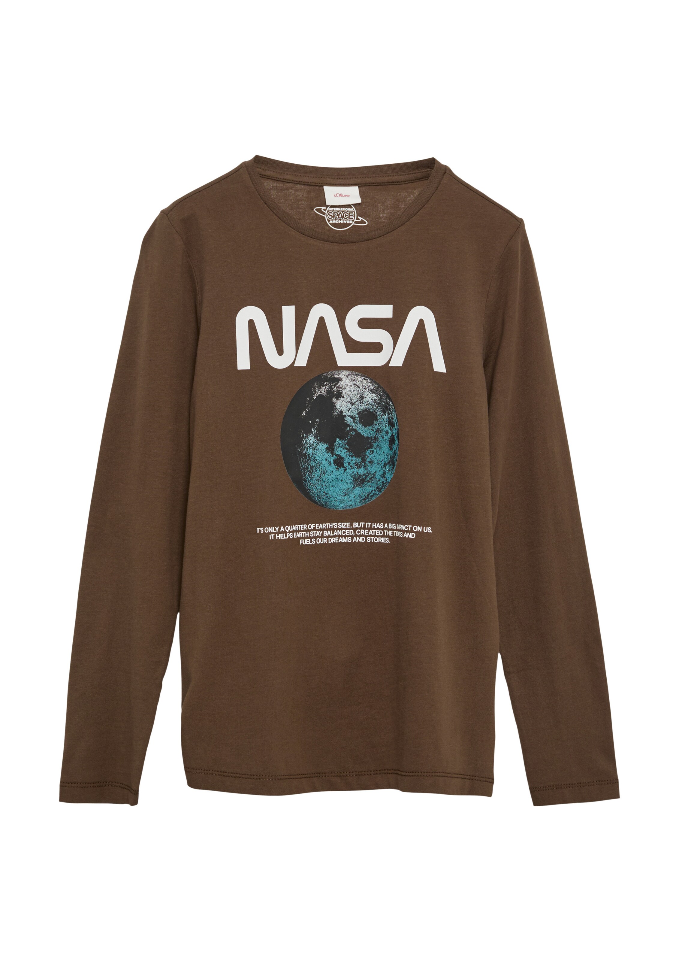 T-Shirt s.Oliver en marron : devant