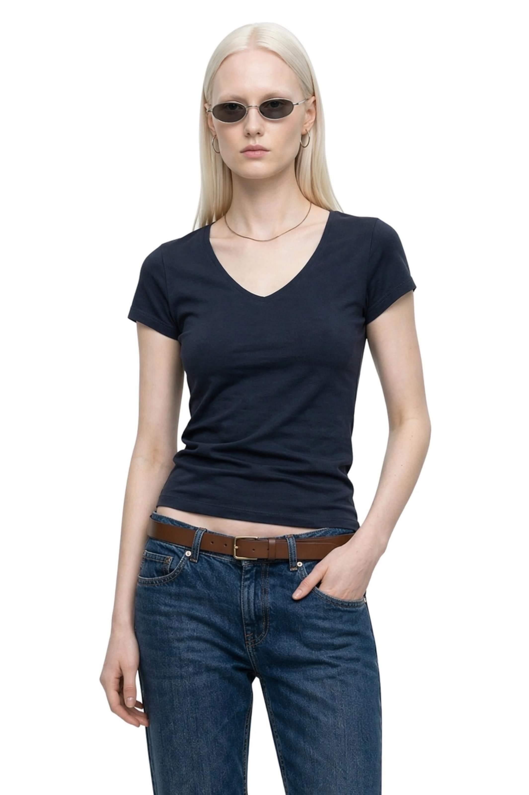 T-shirt Alexa Dash en bleu : devant