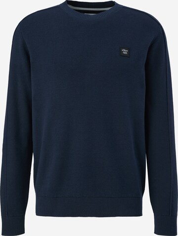 s.Oliver Sweater in Blue: front