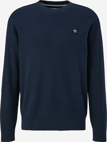 s.Oliver Sweater in Blue: front